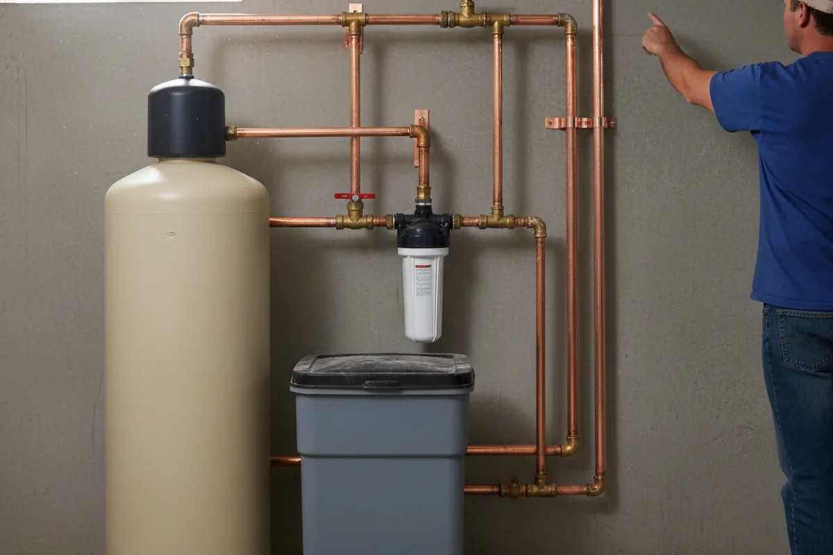 Whole-house water treatment system installed in Forsyth